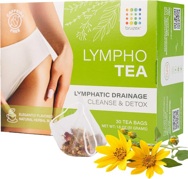 Bruizex Lymphatic Natural Herbal Tea - 30 Tea Bags - Image 1